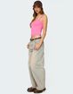 EDIKTED Mireille Lacey Tank Top image number 3