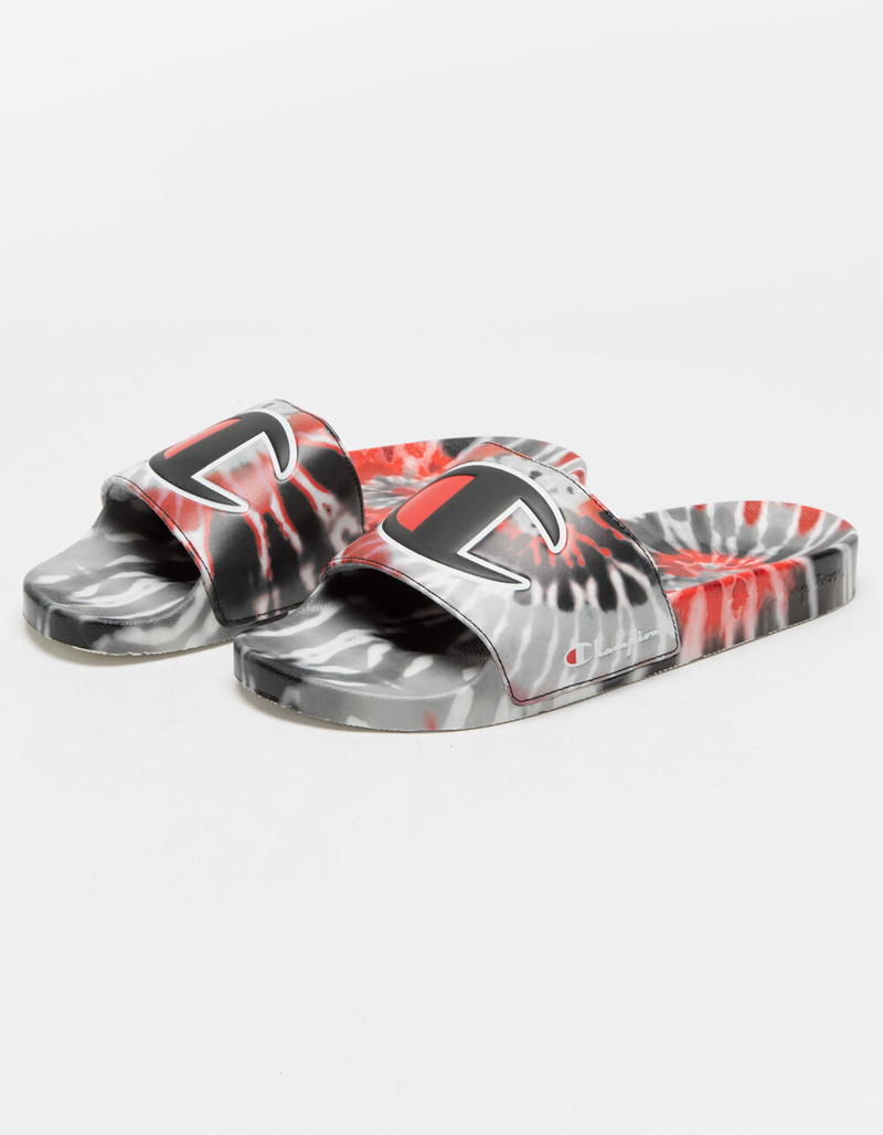 CHAMPION IPO Tie Dye Mens Slide Sandals image number 0
