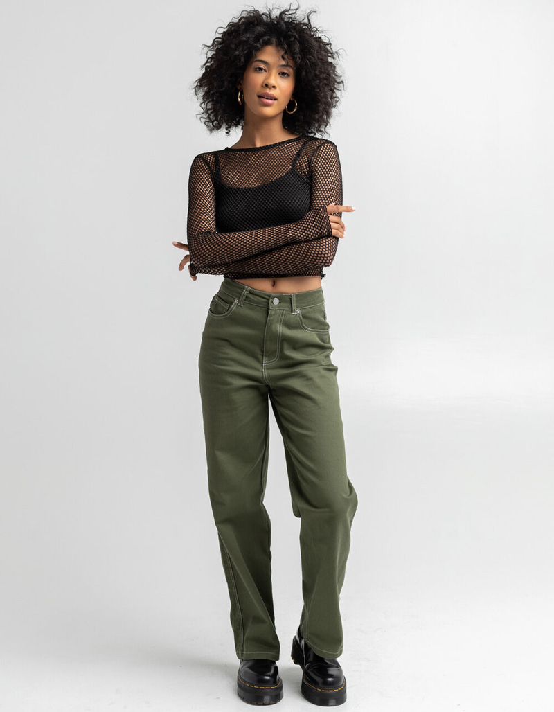 FULL TILT Fishnet Womens Top image number 4