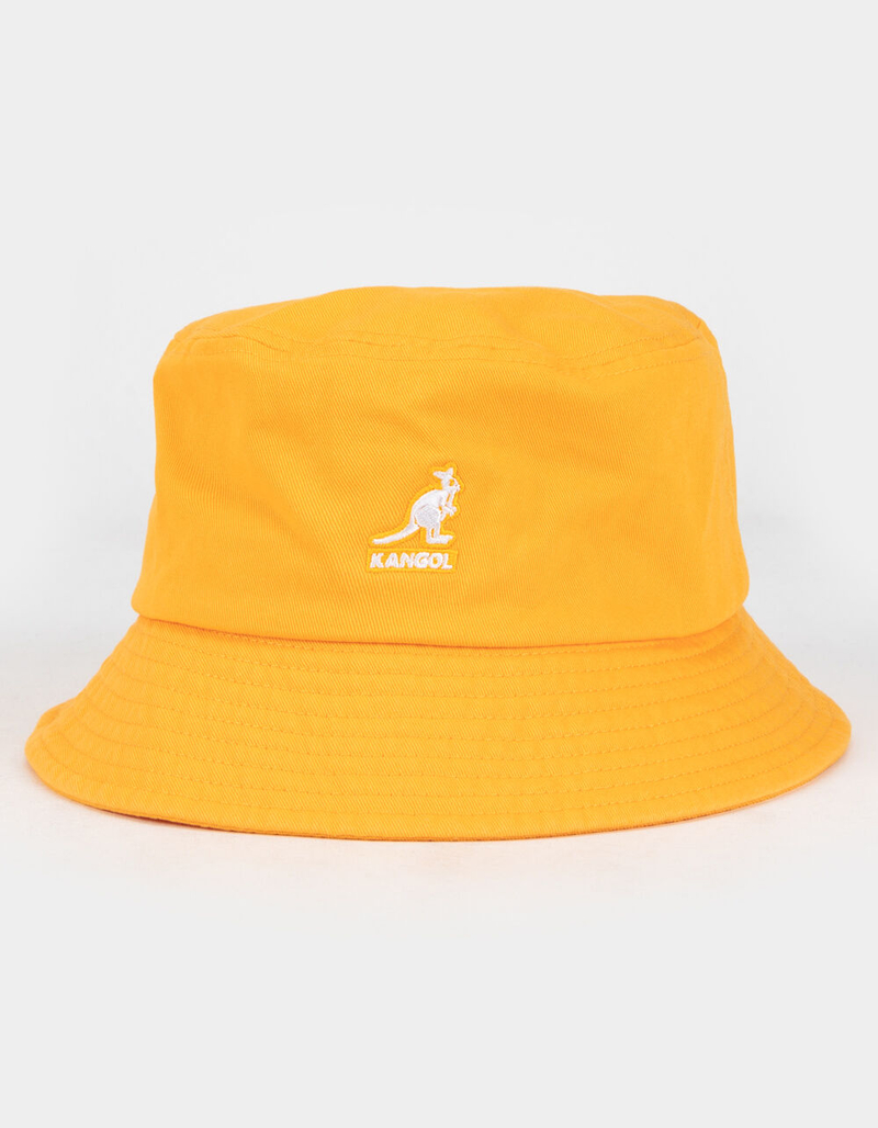 KANGOL Washed Yellow Bucket Hat image number 0