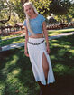 NECTAR CLOTHING Womens Eyelet Midi Skirt image number 1