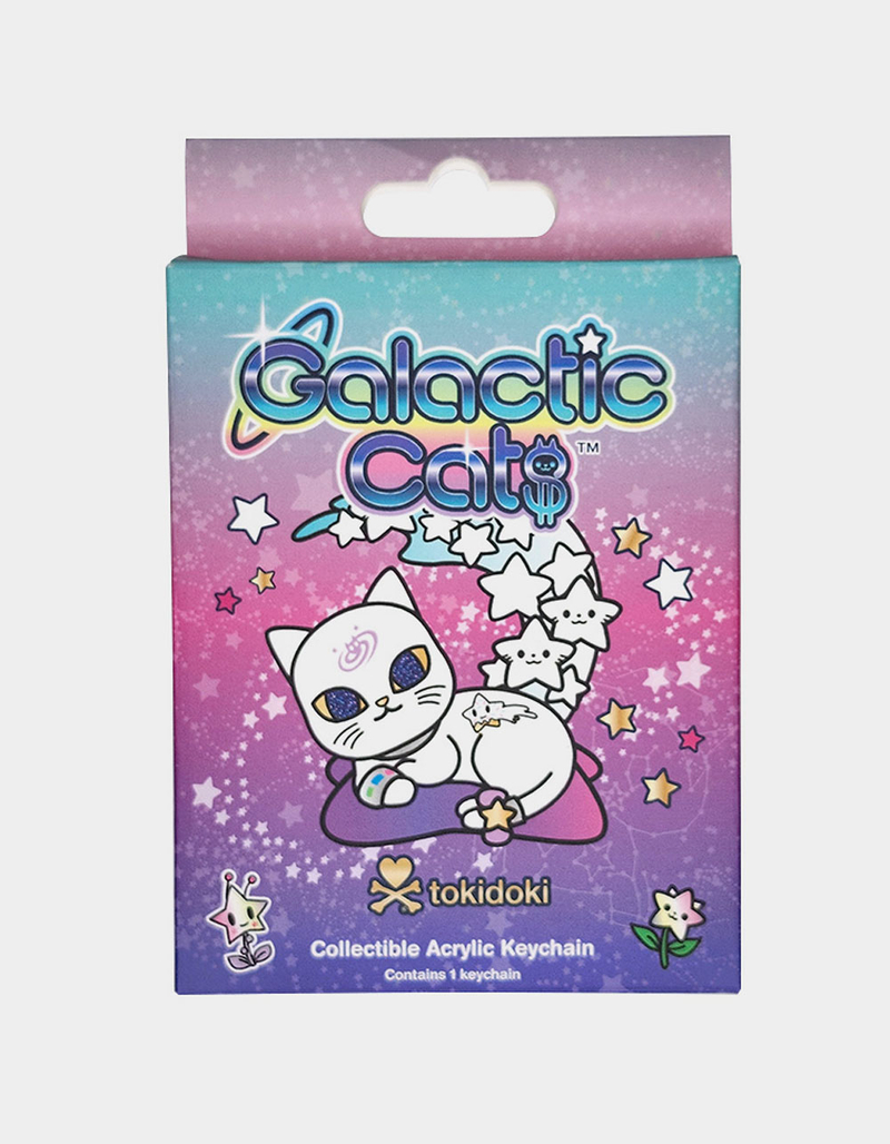 TOKIDOKI Galactic Cats Acrylic Keychain Blind Box image number 0