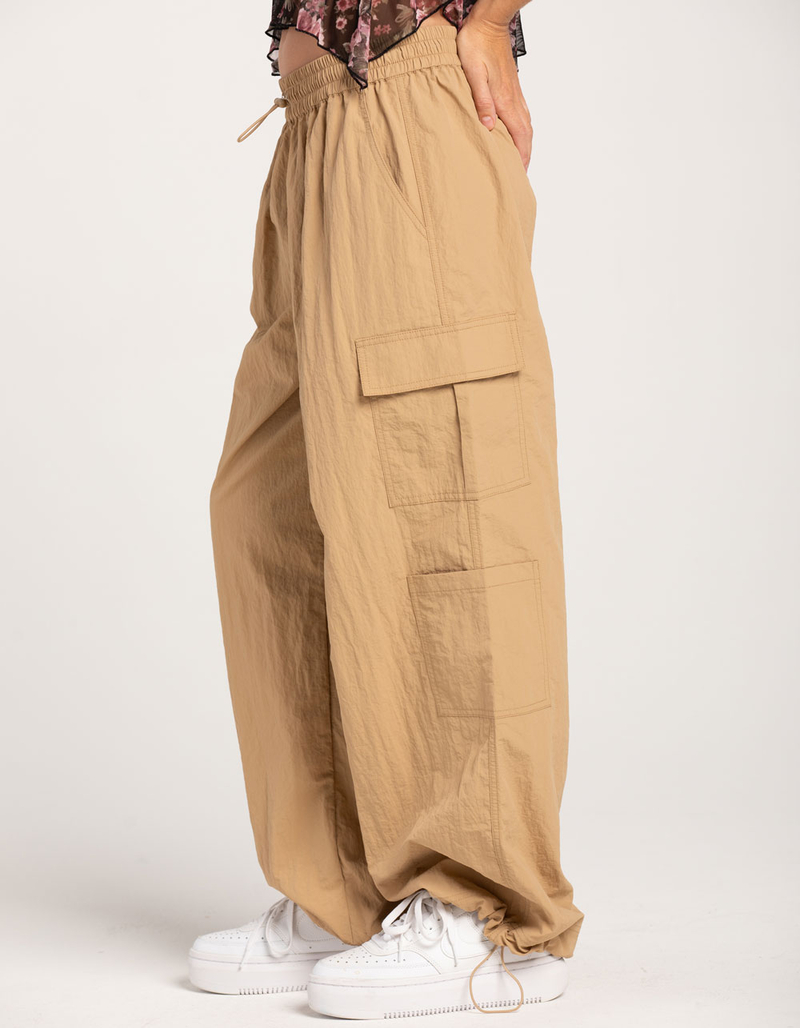 FULL TILT Low Rise Womens Parachute Cargo Pants image number 2