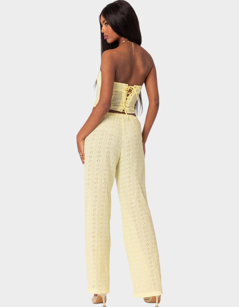EDIKTED Lemon Lacey Cotton Corset image number 3
