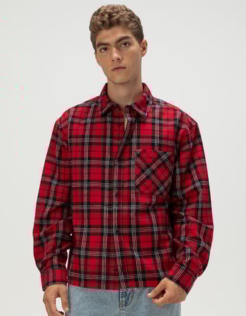 RSQ Mens Textured Flannel  Primary Image