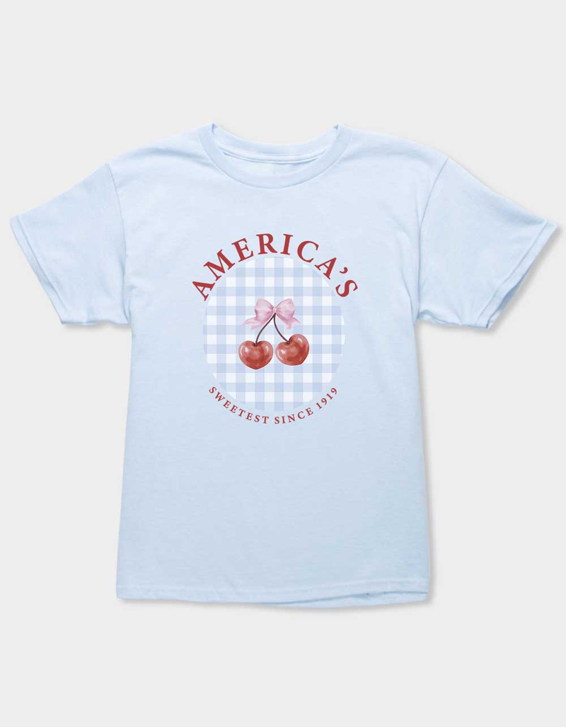 CHERRIES America's Sweetest Unisex Kids Tee image number 0