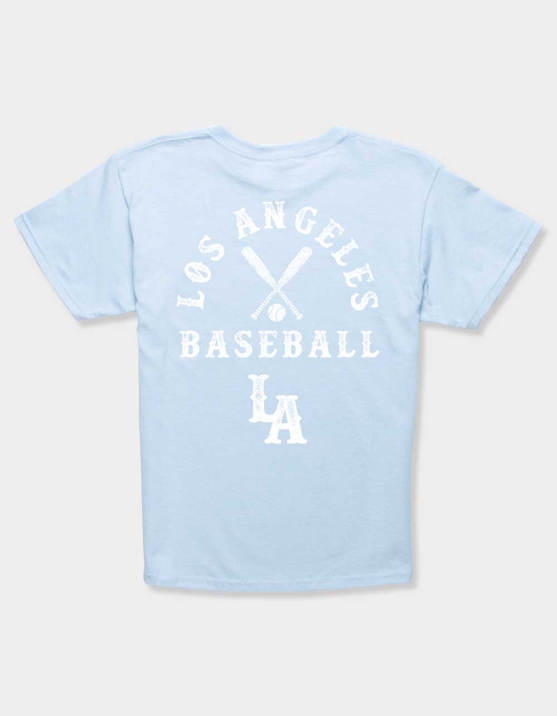 LOS ANGELES Baseball Unisex Kids Tee - LIGHT BLUE