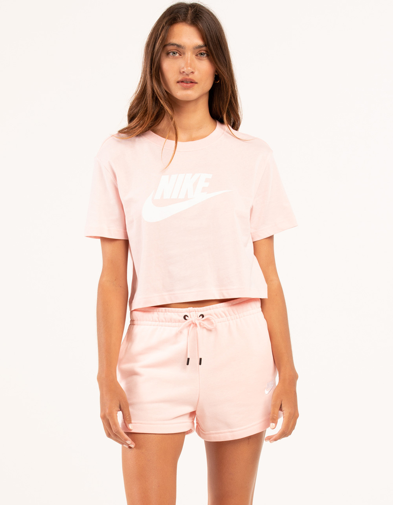 NIKE Sportswear Essentials Womens High Rise French Terry Shorts image number 0