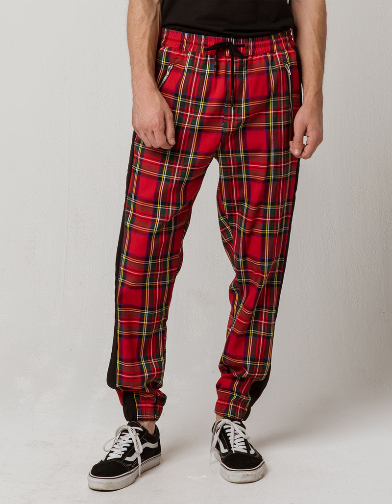 EAST POINTE Nicki Plaid Mens Jogger Pants image number 1