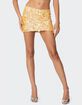 EDIKTED Sabina Low-Rise Sequin Mini Skirt image number 1