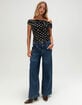BDG Urban Outfitters Fia Dot Womens Off The Shoulder Top image number 3