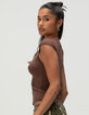 BDG Urban Outfitters Je T'aime Womens Cap Sleeve Top image number 3