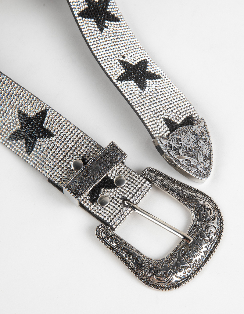 Rhinestone Star Womens Belt image number 1