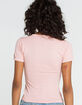 BDG Urban Outfitters Washed Womens Rose Baby Tee image number 3