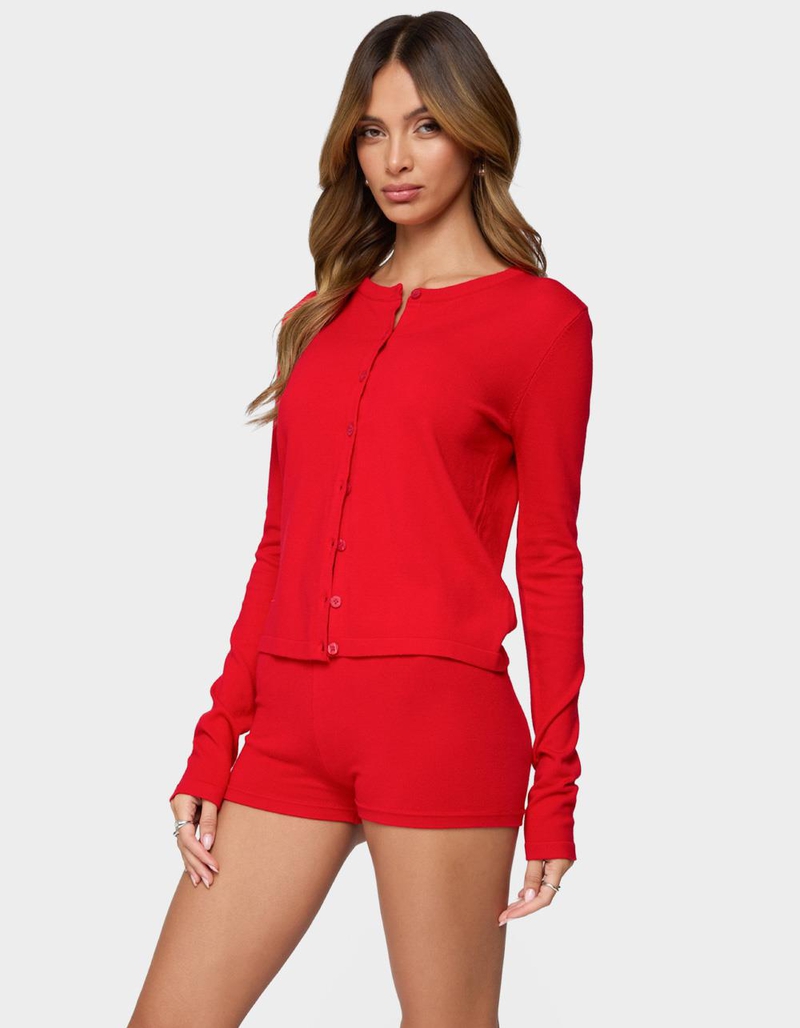 EDIKTED Maycee Button Up Knit Cardigan image number 1