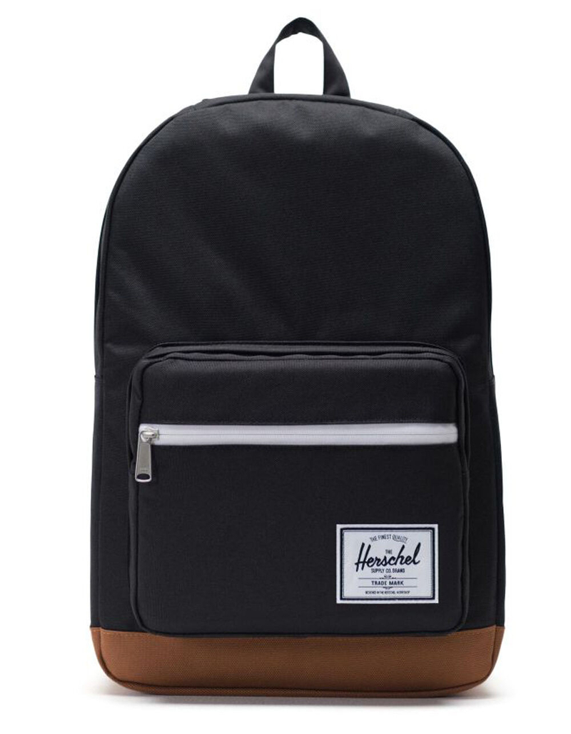 HERSCHEL SUPPLY CO. Pop Quiz Black & Saddle Brown Backpack image number 0