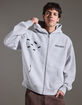RSQ x Peanuts Halloween Creeped Mens Zip-Up Hoodie image number 4