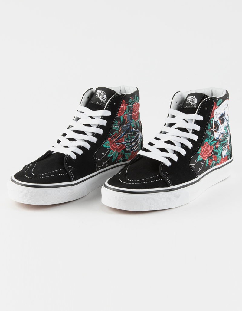 VANS Rose Skulls Sk8-Hi Shoes image number 0