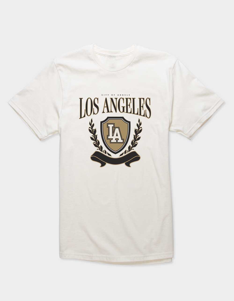 LOS ANGELES California City Of Angels Crest Unisex Tee image number 0