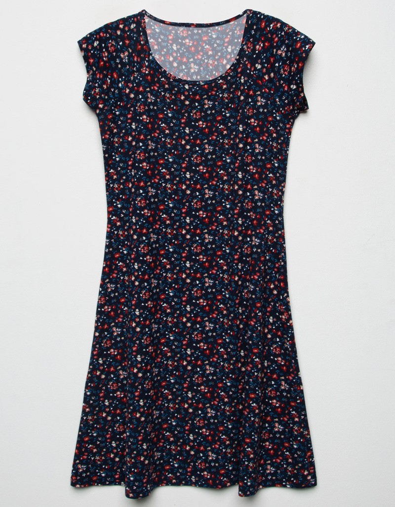 WHITE FAWN Ditsy Girls Dress image number 0