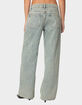 EDIKTED 16 Vintage Acid Wash Jeans image number 5