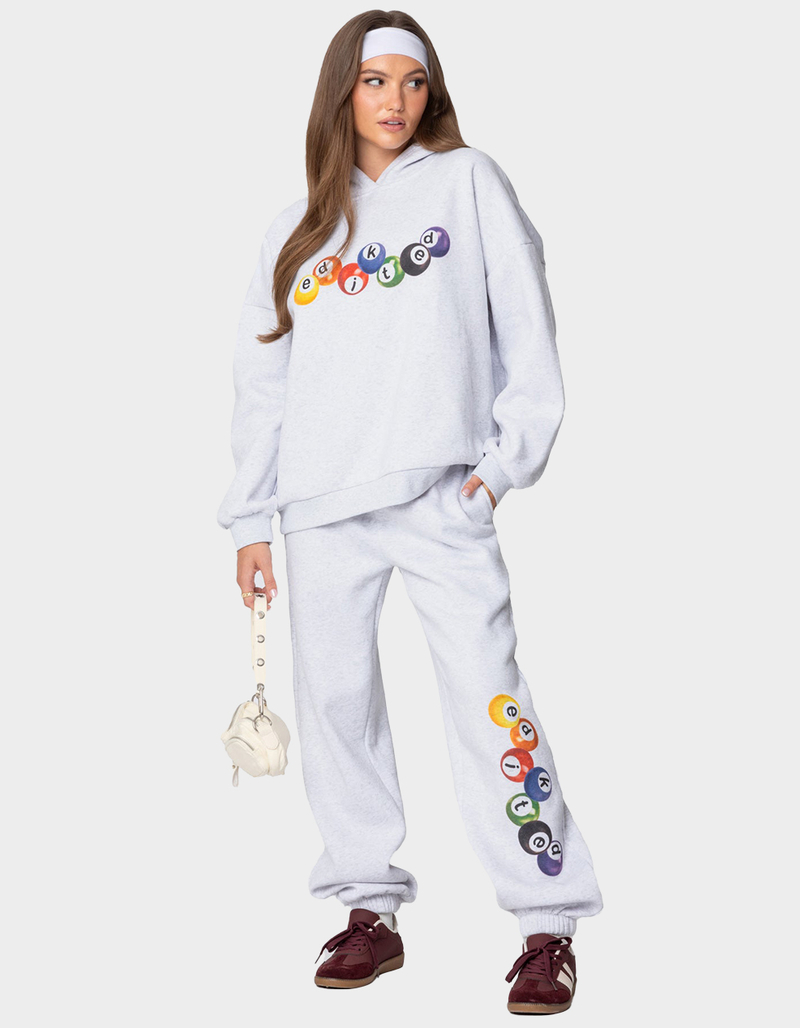 EDIKTED Billiard Oversized Sweatpants image number 1