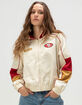 THE WILD COLLECTIVE San Francisco 49ers Womens Track Jacket image number 2