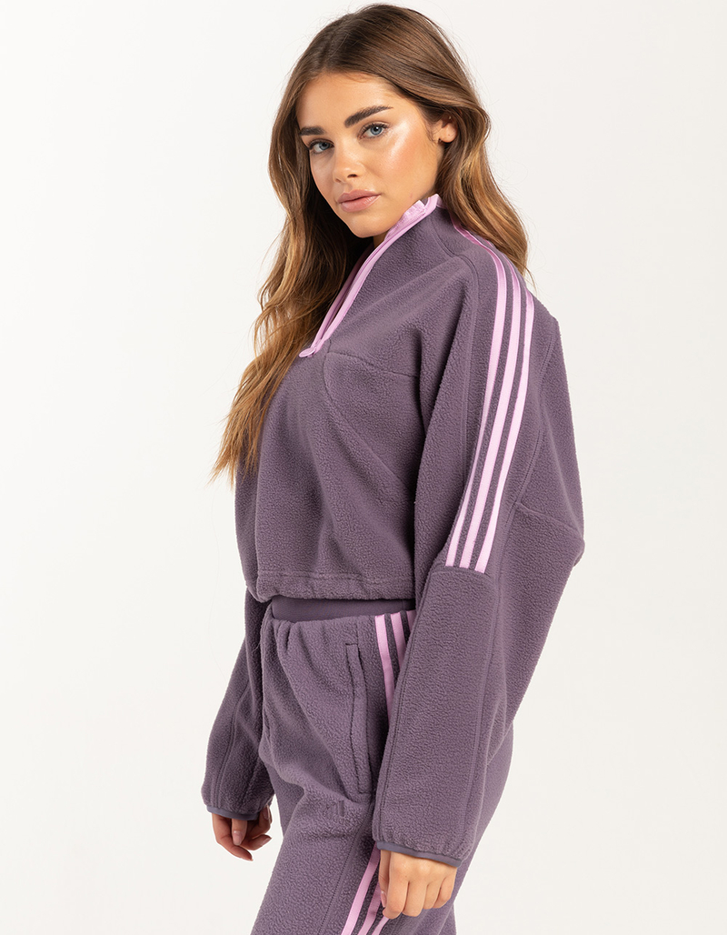 ADIDAS Tiro Half-Zip Polar Fleece Womens Sweatshirt image number 2
