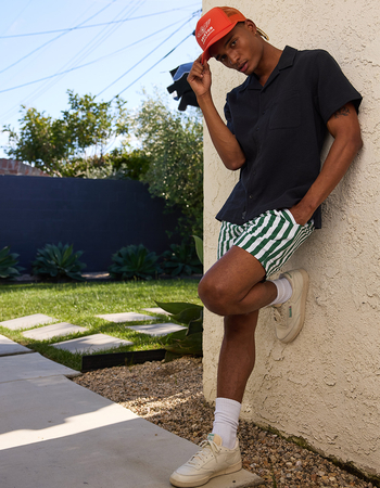 RSQ Mens 6" Nylon Shorts Primary Image