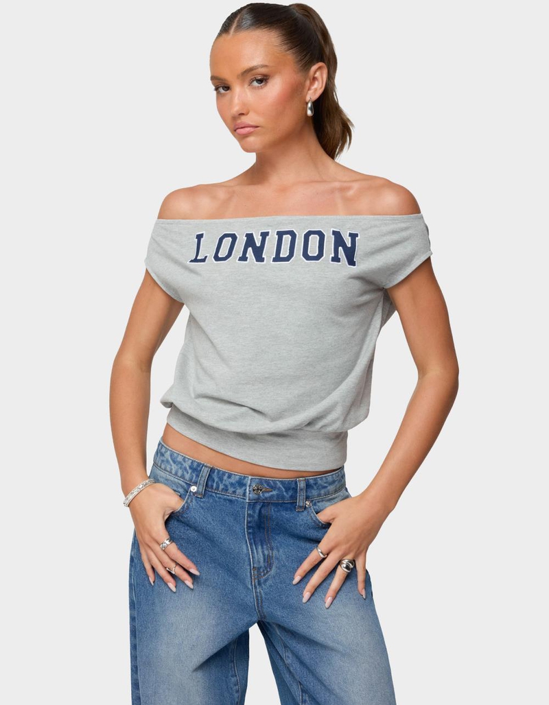 EDIKTED So London Off Shoulder Top image number 0
