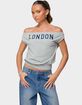 EDIKTED So London Off Shoulder Top image number 1