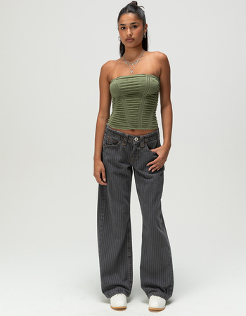 BDG Urban Outfitters Womens Ruched Bandeau Top Alternative Image