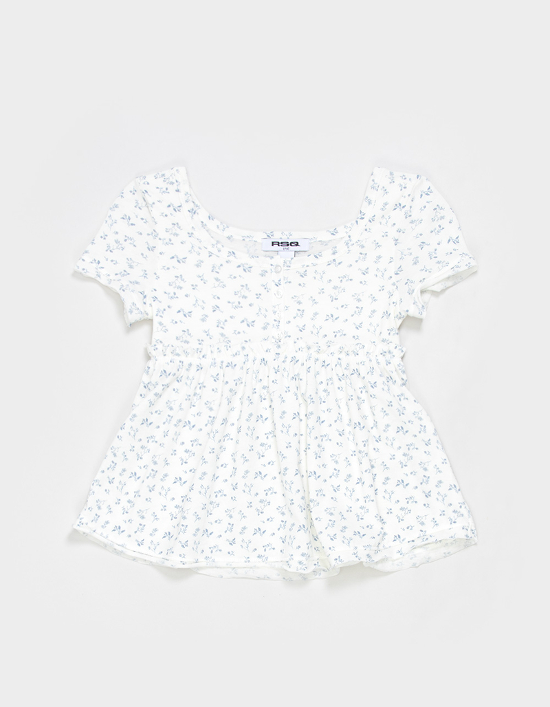 RSQ Girls Floral Babydoll Top image number 0