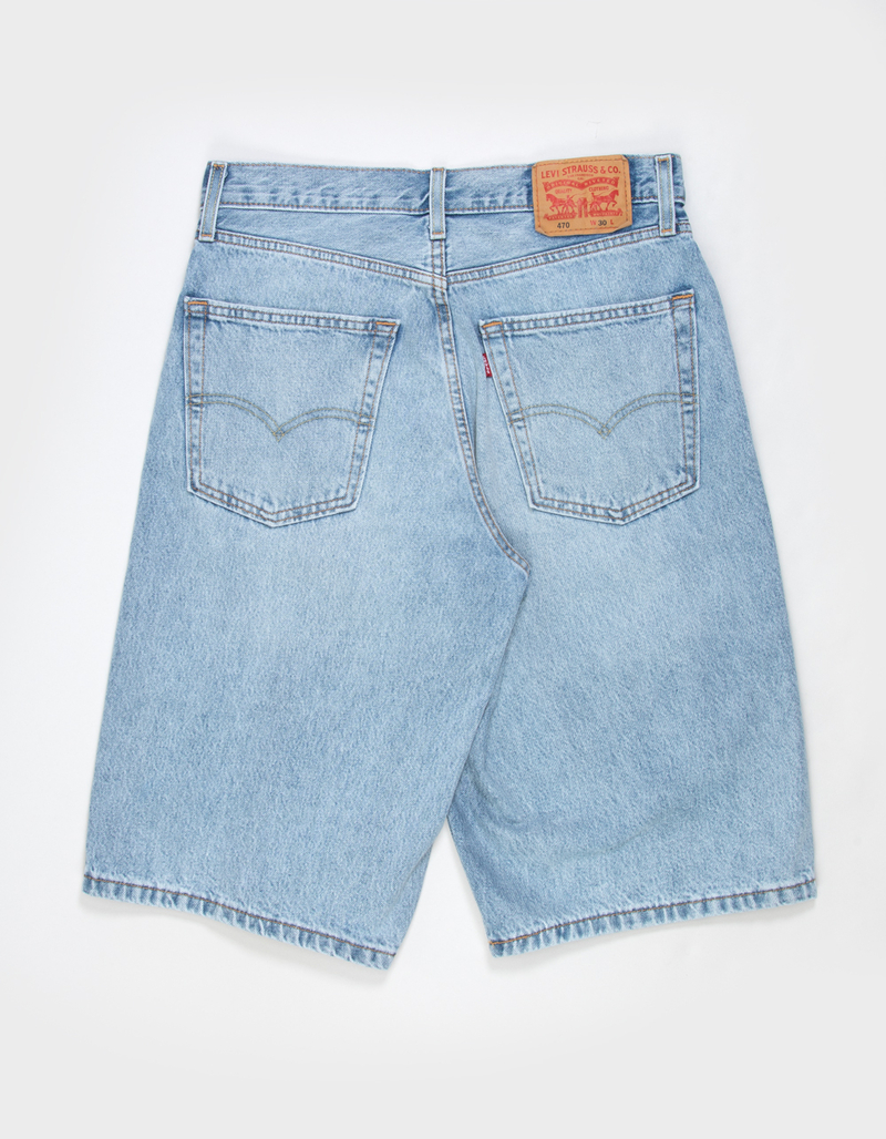 LEVI'S 470 Mens Baggy Shorts - Sunrise Morning image number 1