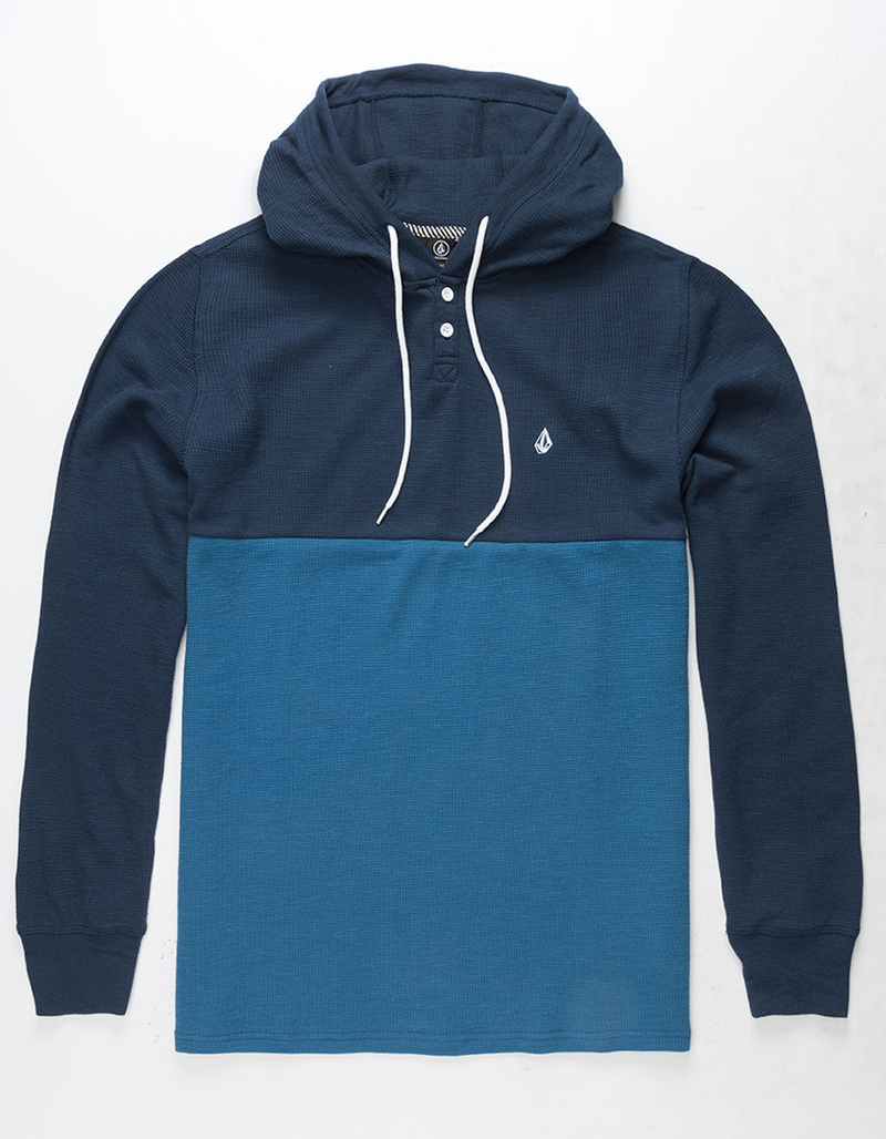 VOLCOM Murphy Dark Blue Mens Hooded Thermal image number 0