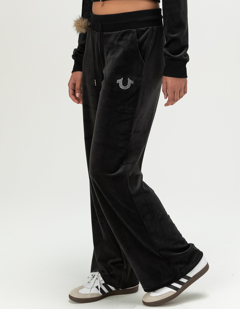 TRUE RELIGION Velour Womens Straight Leg Pants image number 1