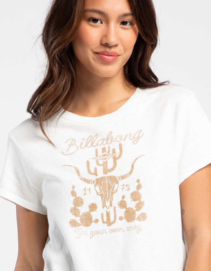 BILLABONG Go Your Own Way Womens Crop Tee image number 3