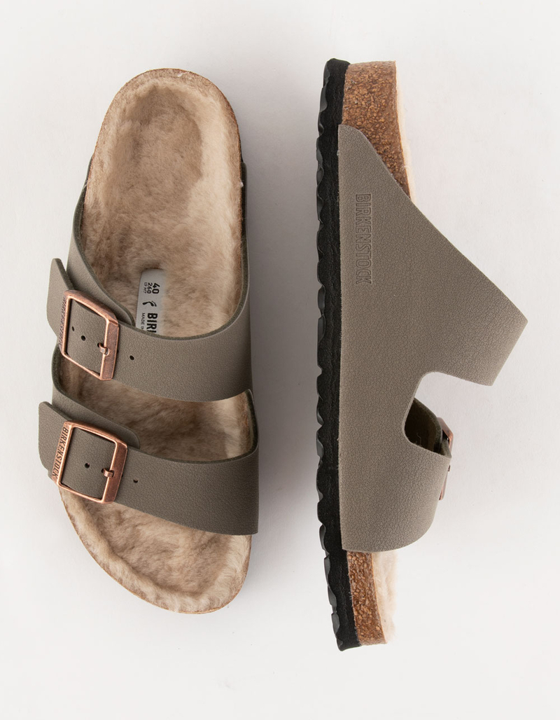 BIRKENSTOCK Arizona Shearling Womens Sandals image number 4