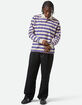 OBEY Vintage Stripe Mens Long Sleeve Polo Shirt image number 5
