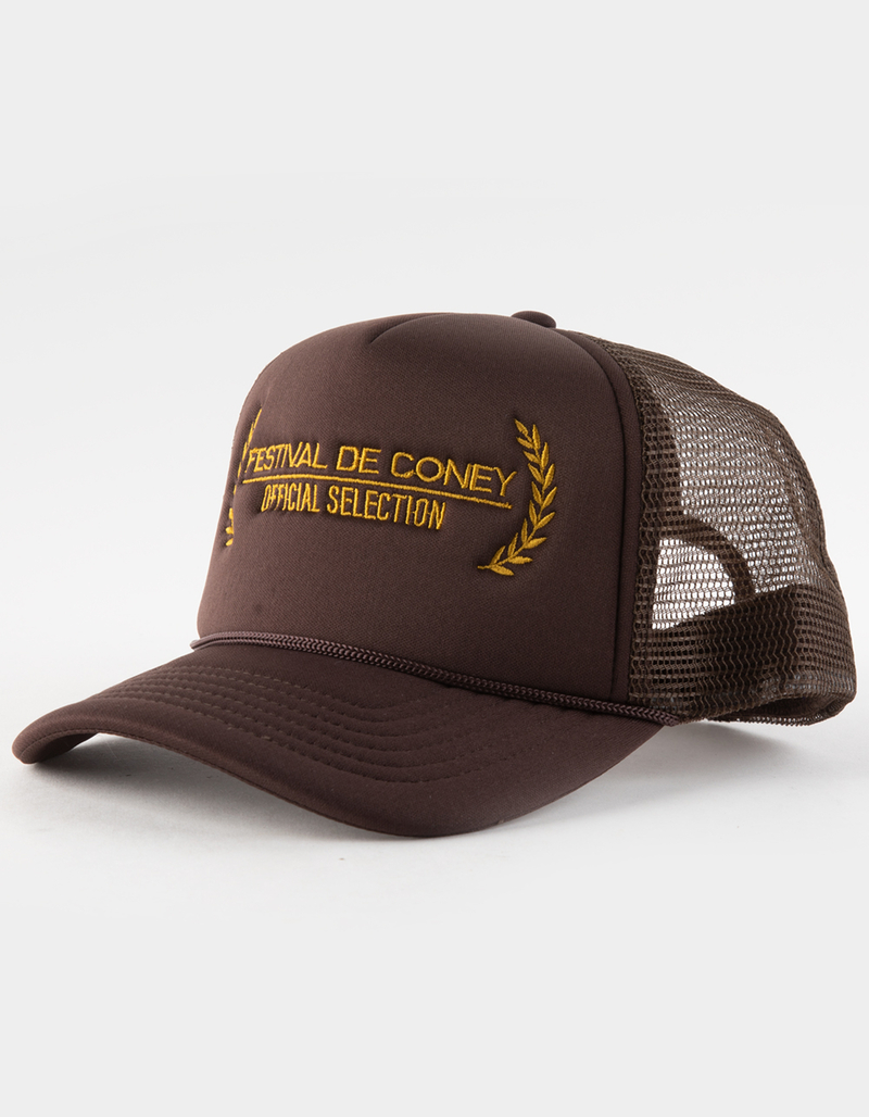 CONEY ISLAND PICNIC Film Festival Mens Trucker Hat image number 0