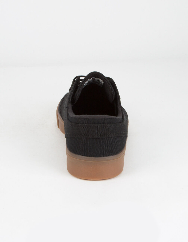 NIKE SB Zoom Stefan Janoski Canvas RM Black & Black-Gum Light Shoes image number 4