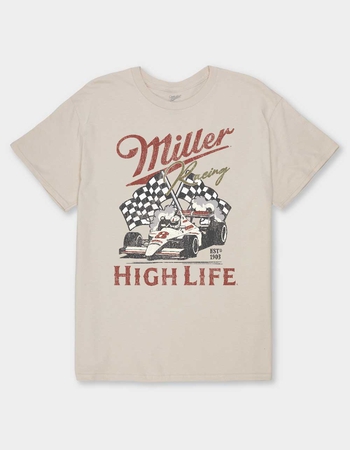 MILLER HIGH LIFE Racing Distressed Unisex Tee Primary Image