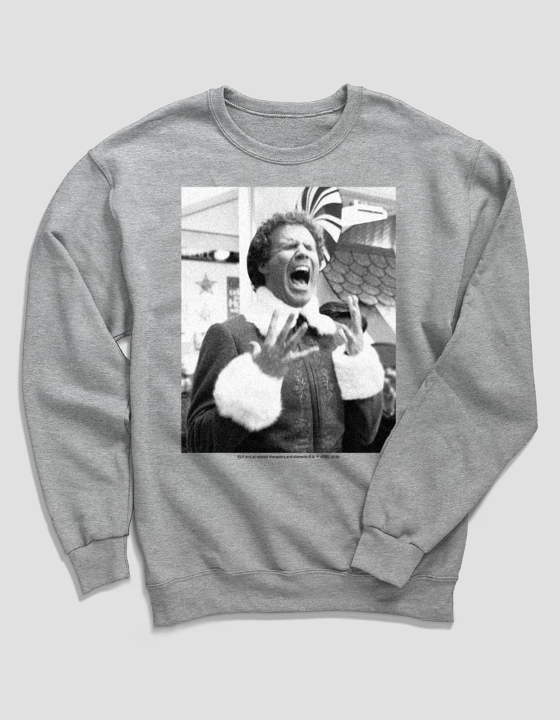 ELF Screaming Buddy Unisex Crewneck Sweatshirt image number 0