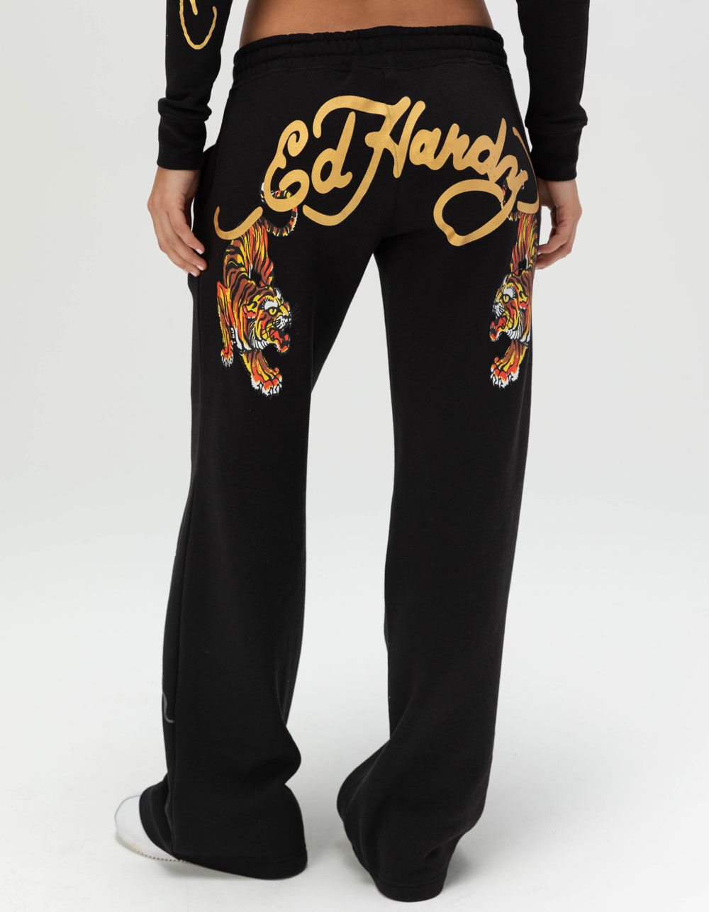 ED HARDY Tigers Womens Sweatpants - BLACK | Tillys