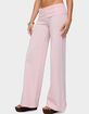 EDIKTED Poppy Foldover Wide Leg Pants image number 2