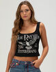 TRUE RELIGION Printed Ribbed Womens Tank Top image number 1