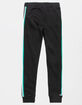 FULL TILT Side Stripe Black Girls Jogger Pants image number 2