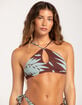 ROXY Palm Cruz High Neck Bralette Bikini Top image number 1