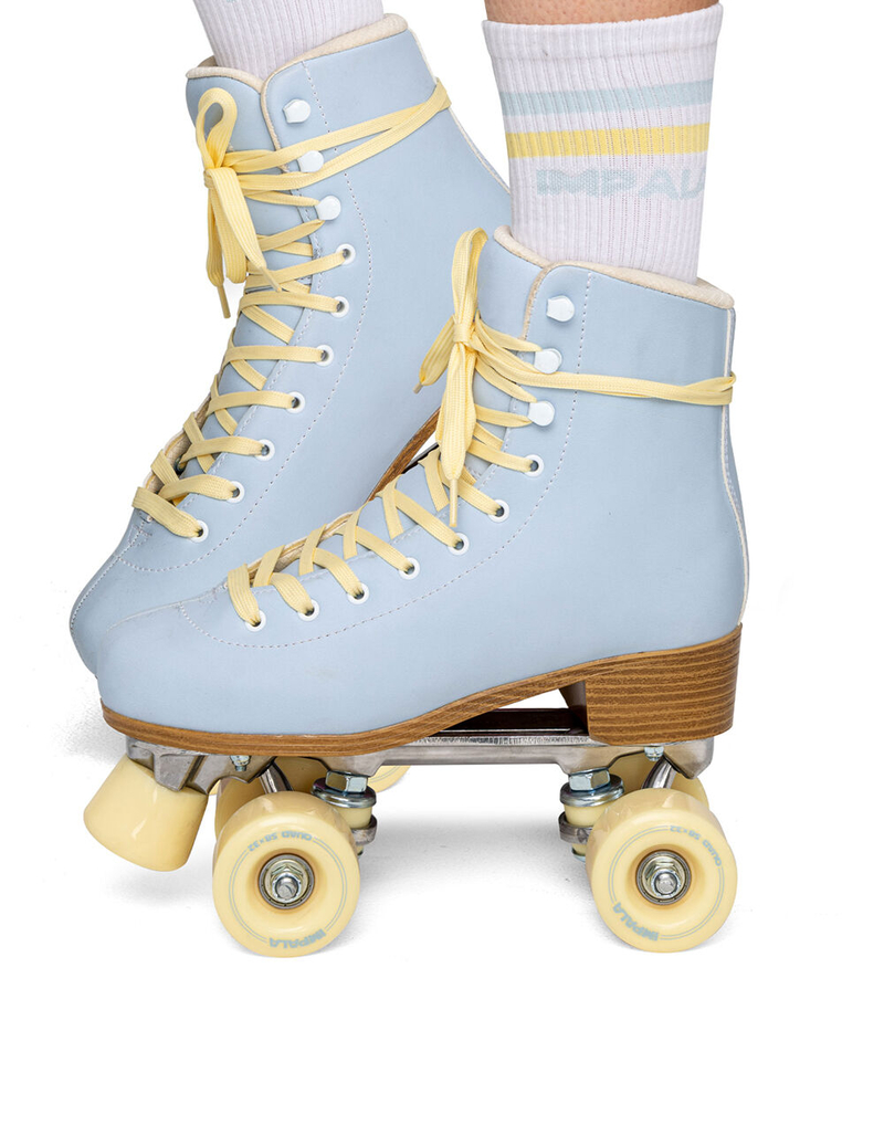 IMPALA ROLLERSKATES Sky Blue & Yellow Quad Skates image number 3