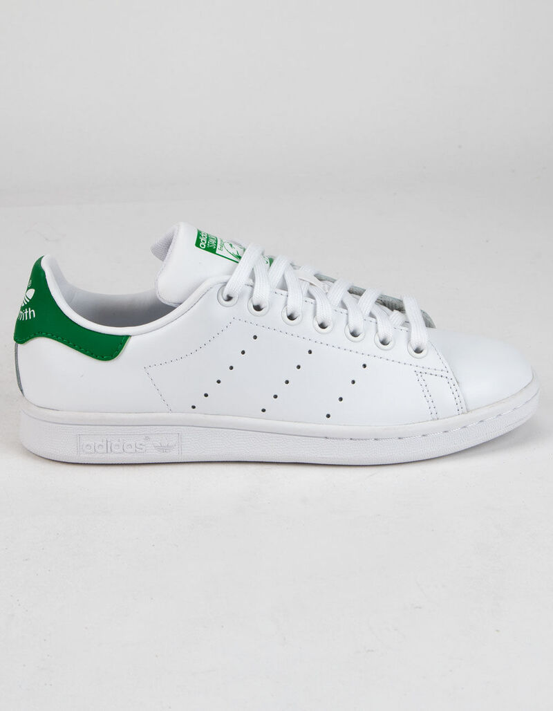 ADIDAS Stan Smith White & Green Shoes - WHITE - 367859150